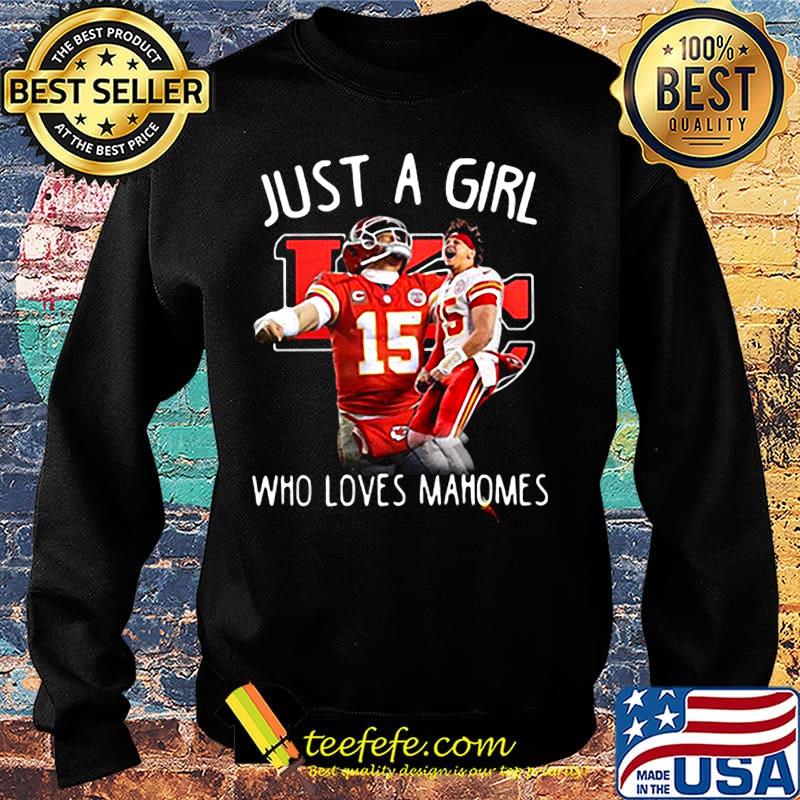 Just a girl who loves mahomes patricks 15 s Sweater Just a girl who loves mahomes patricks 15 s Sweater