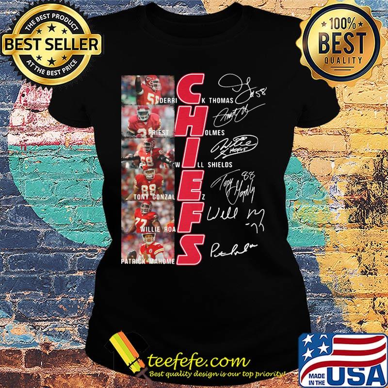Kansas city chiefs football team players signatures s Ladies tee Kansas city chiefs football team players signatures s Ladies tee