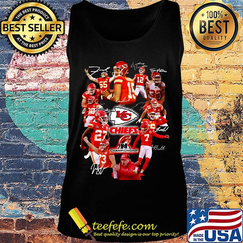 Kansas city chiefs football team signatures s Tank top Kansas city chiefs football team signatures s Tank top