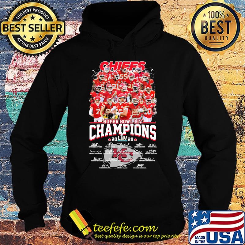 Kansas city chiefs football team super liv bowl champios 2020 signatures s Hoodie Kansas city chiefs football team super liv bowl champios 2020 signatures s Hoodie