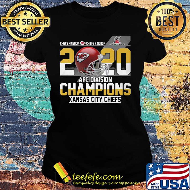Kansas city chiefs kingdom 2020 afc division champions s Ladies tee Kansas city chiefs kingdom 2020 afc division champions s Ladies tee