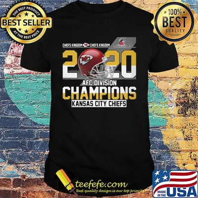 Kansas city chiefs kingdom 2020 afc division champions shirt