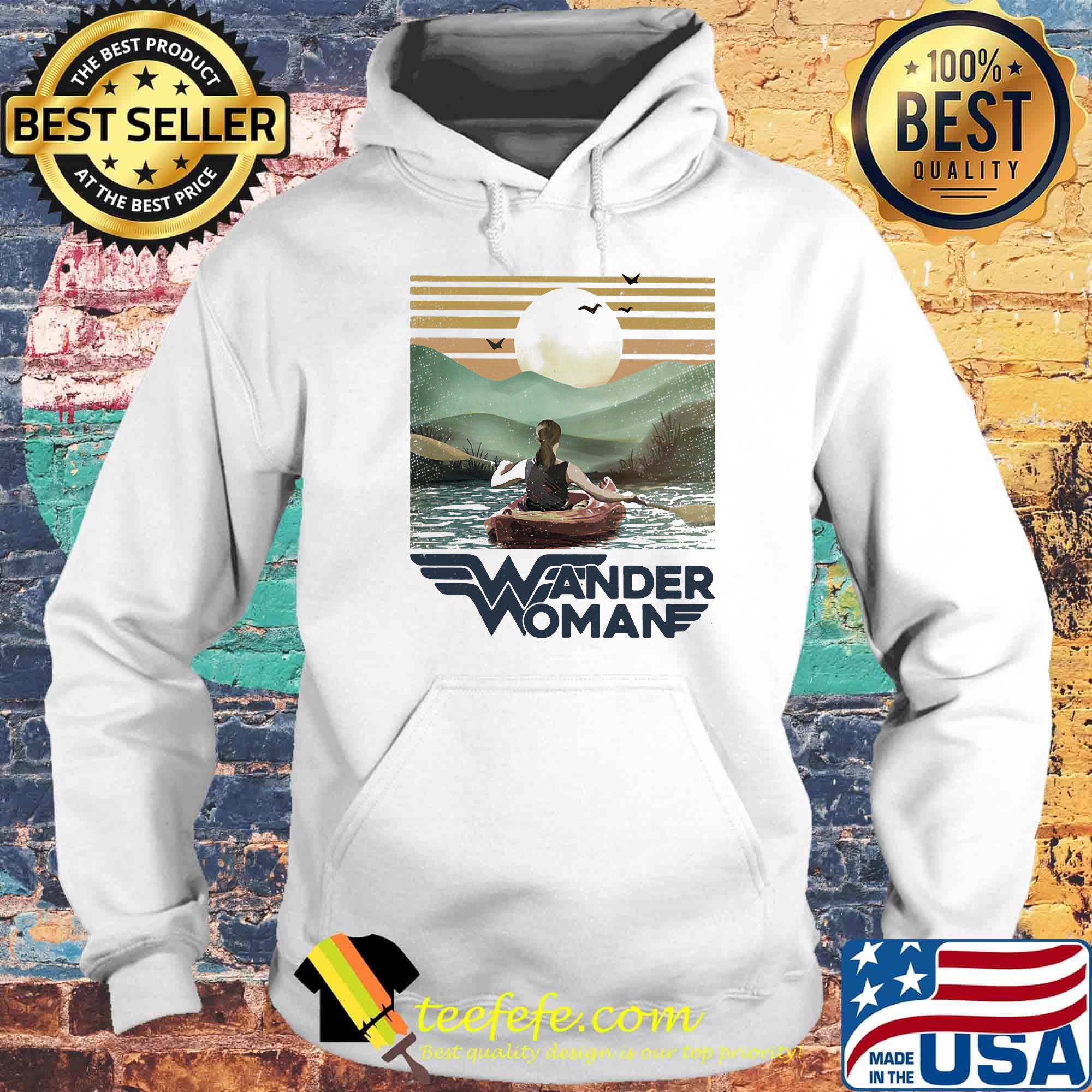 Kayaking wander woman vintage s Hoodie Kayaking wander woman vintage s Hoodie