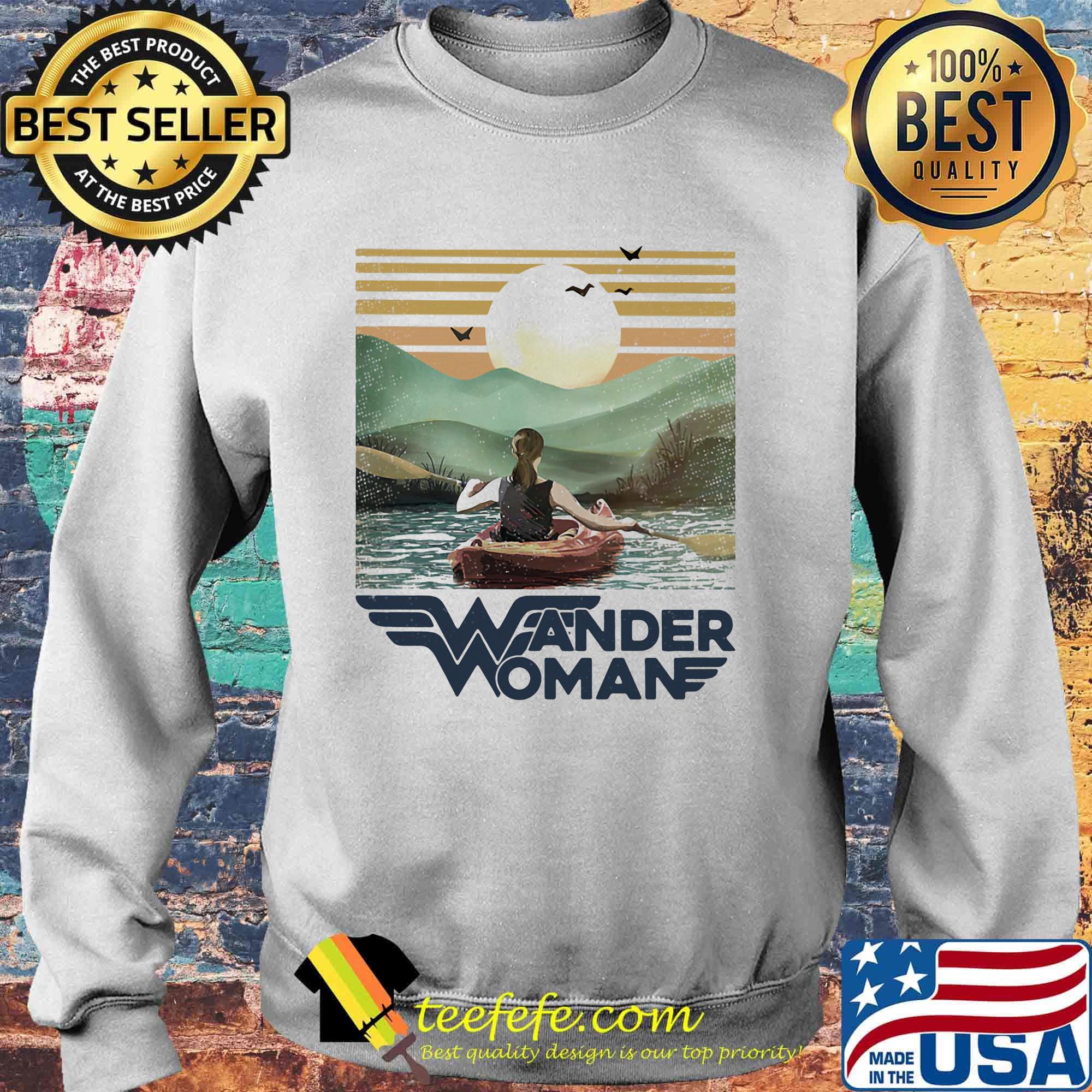 Kayaking wander woman vintage s Sweater Kayaking wander woman vintage s Sweater