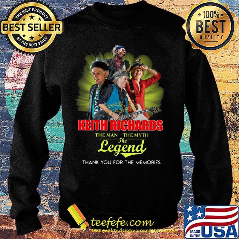 Keith richards the man the myth the legend thank you for the memories signature s Sweater Keith richards the man the myth the legend thank you for the memories signature s Sweater
