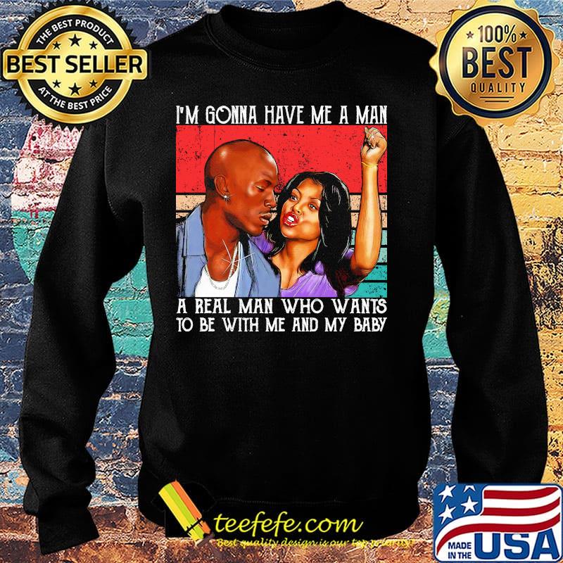 Kirsten campbell i'm gonna have me a man a real man who wants to be with me and my baby vintage retro s Sweater Kirsten campbell i'm gonna have me a man a real man who wants to be with me and my baby vintage retro s Sweater