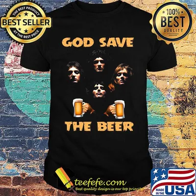 Kiss god save the beer shirt