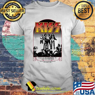 Kiss love now tour 1973 shirt