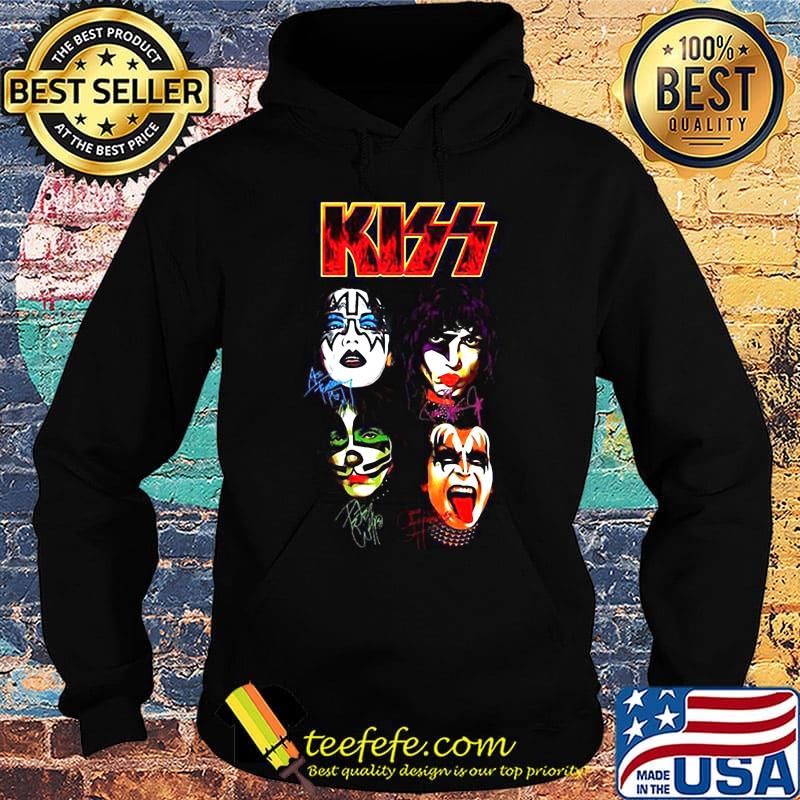 Kiss members band signatures s Hoodie Kiss members band signatures s Hoodie