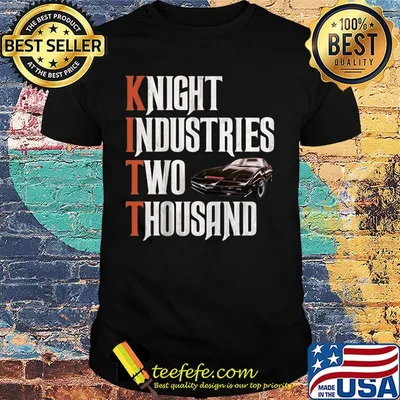 Knight rider two thousand car shirt