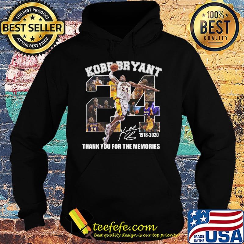 Kobe bryant 24 1978 2020 thank you for the memories signatures s Hoodie Kobe bryant 24 1978 2020 thank you for the memories signatures s Hoodie
