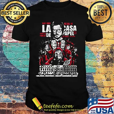 La casa de papel el profesor tokio rio nairobi denver helsinki shirt