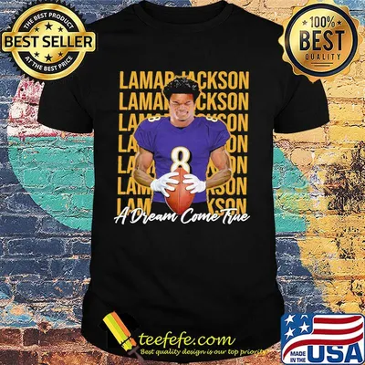 Lamar jackson a dream come true baltimore ravens shirt