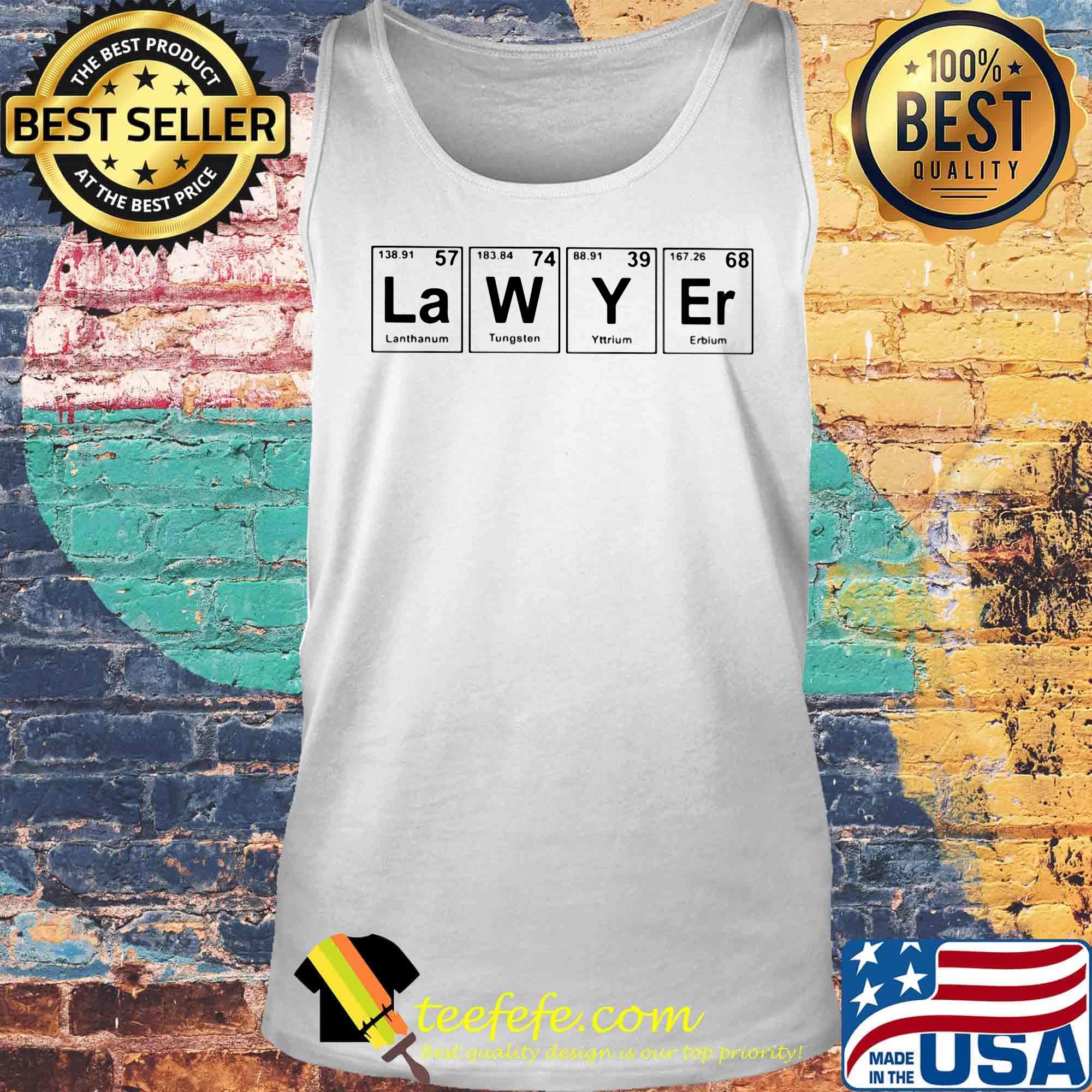 LaWYEr Chemistry Periodic Shirt Tank top LaWYEr Chemistry Periodic Shirt Tank top