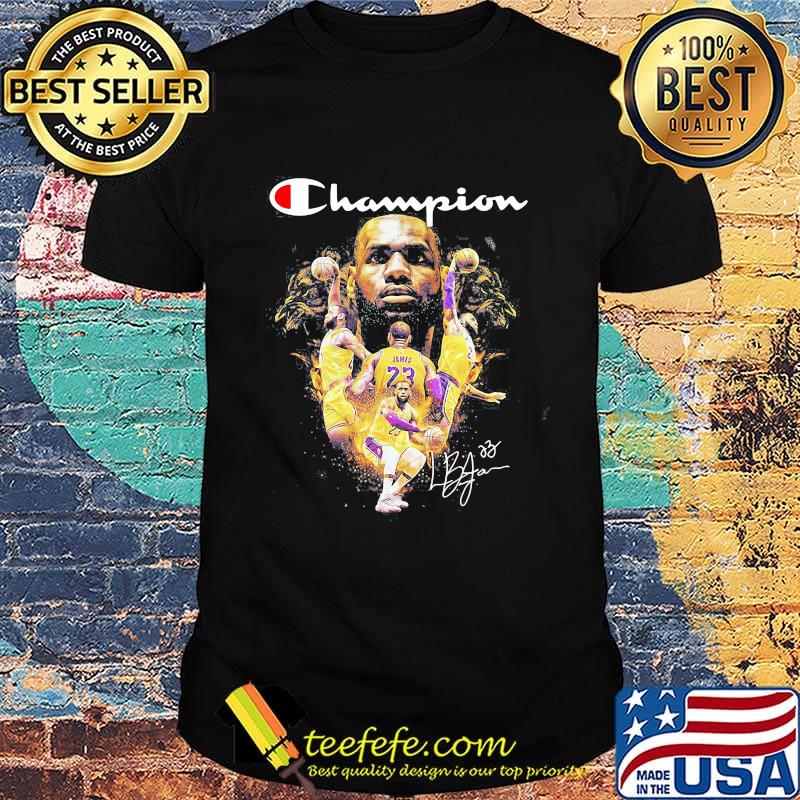 Lebron james los angeles lakers signature shirt