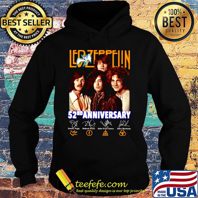 Led zeppelin 52nd anniversary 1968 2020 signatures s Hoodie Led zeppelin 52nd anniversary 1968 2020 signatures s Hoodie