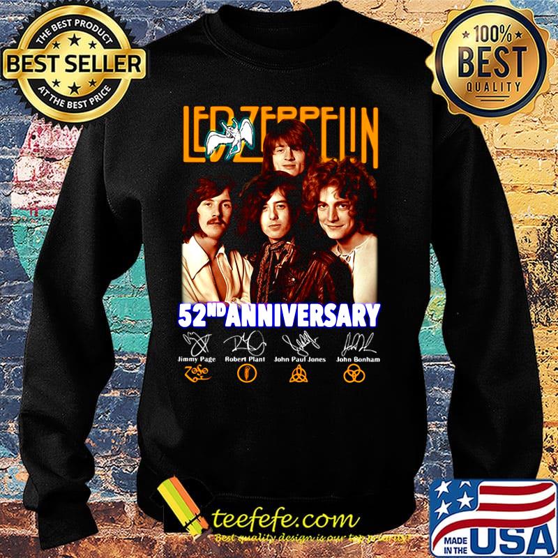 Led zeppelin 52nd anniversary 1968 2020 signatures s Sweater Led zeppelin 52nd anniversary 1968 2020 signatures s Sweater