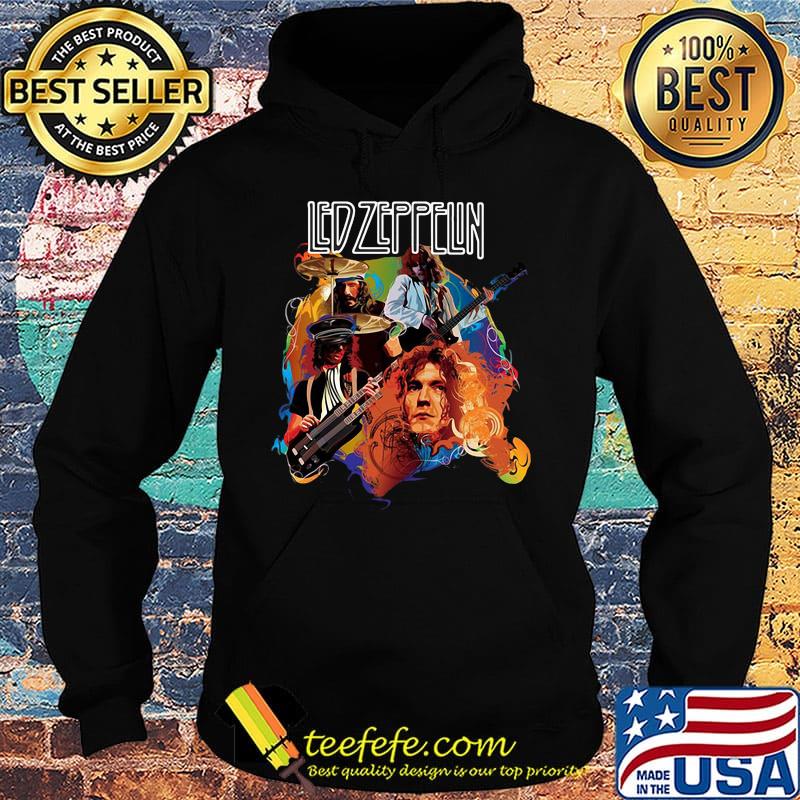 Led zeppelin band members playing guitar s Hoodie Led zeppelin band members playing guitar s Hoodie