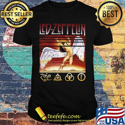 Led zeppelin swan song vintage retro shirt