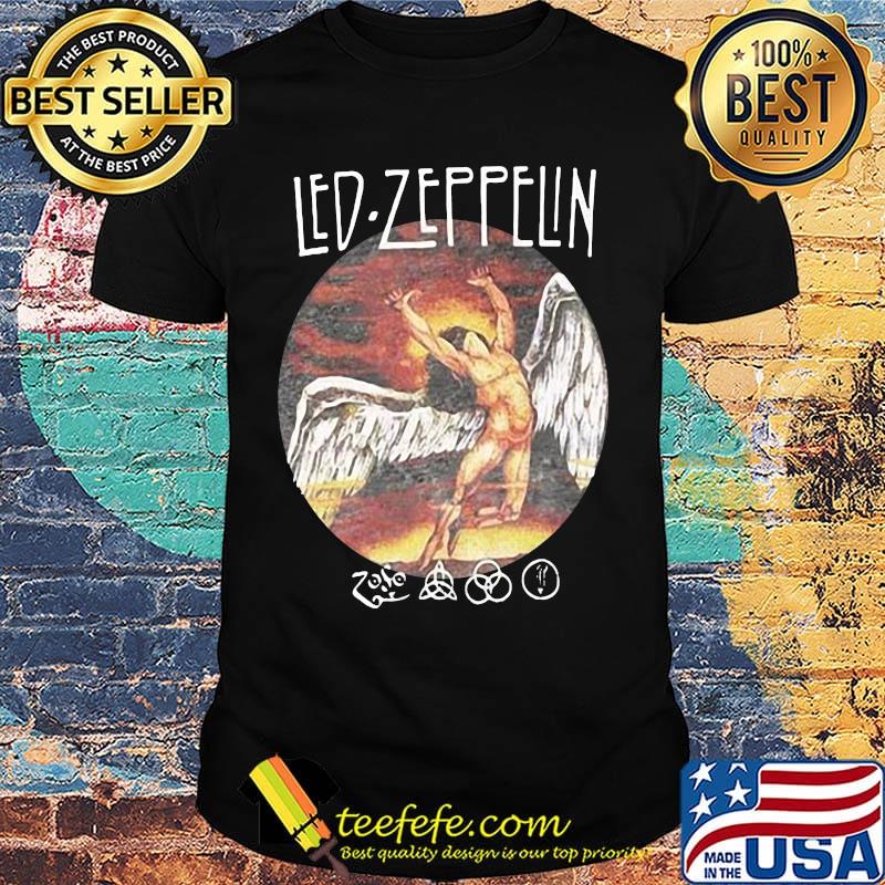Led zeppelin wings vintage shirt