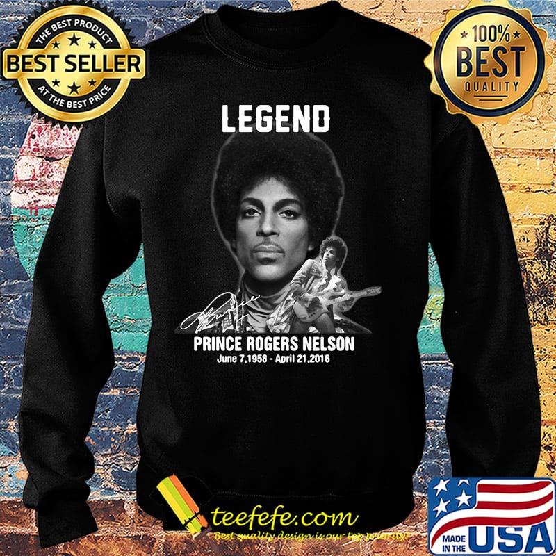 Legend prince rogers nelson 1958 2016 signature guitar s Sweater Legend prince rogers nelson 1958 2016 signature guitar s Sweater
