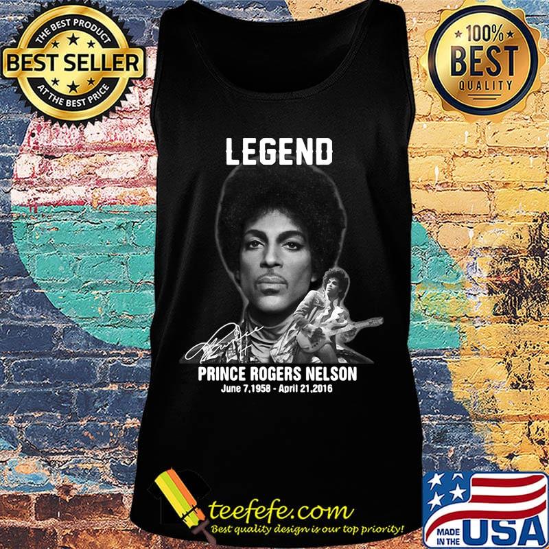 Legend prince rogers nelson 1958 2016 signature guitar s Tank top Legend prince rogers nelson 1958 2016 signature guitar s Tank top