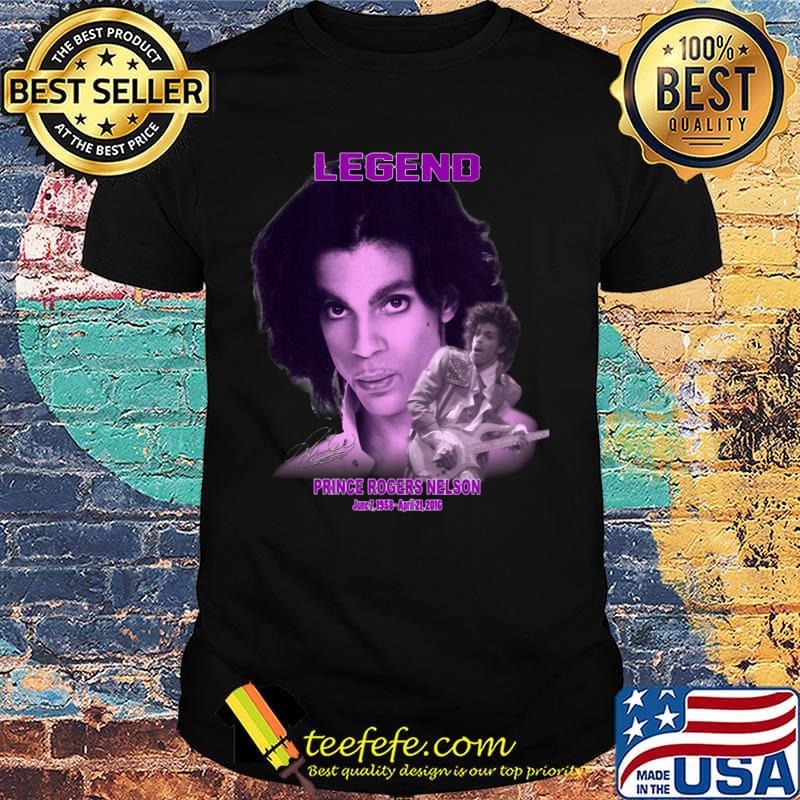 Legend prince rogers nelson guitar shirt