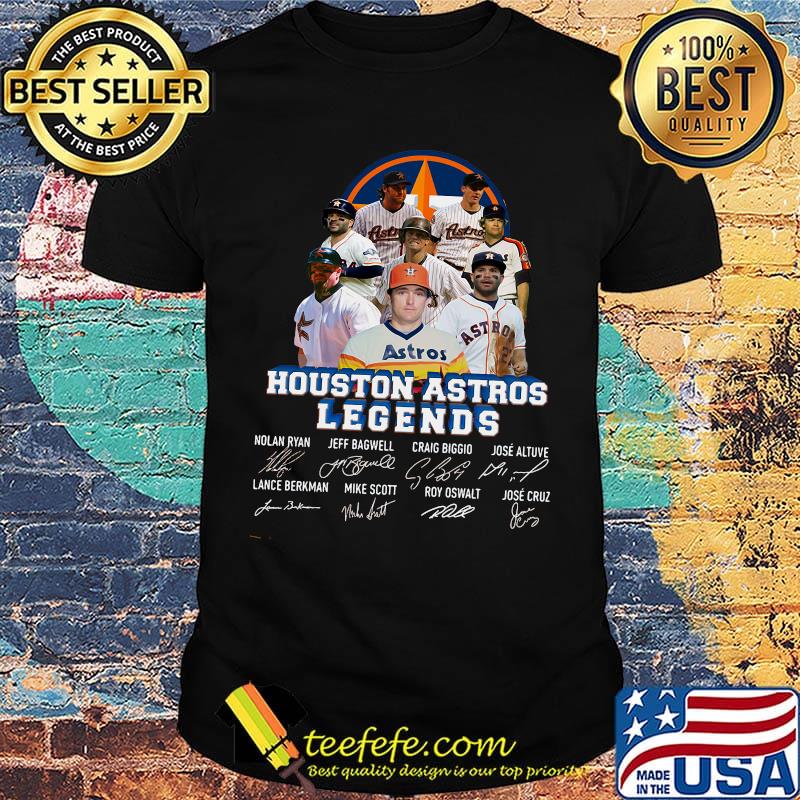 Legends houston astros baseball team players signatures shirt Legends houston astros baseball team players signatures shirt