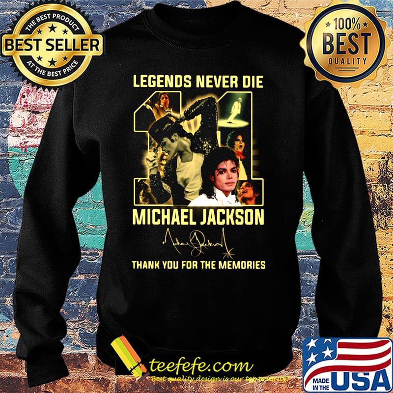 Legends never die 11 michael jackson thank you for the memories signature s Sweater Legends never die 11 michael jackson thank you for the memories signature s Sweater