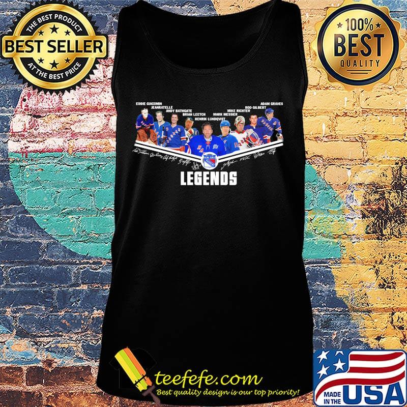 Legends new york rangers hockey team players signatures Tank top Legends new york rangers hockey team players signatures Tank top