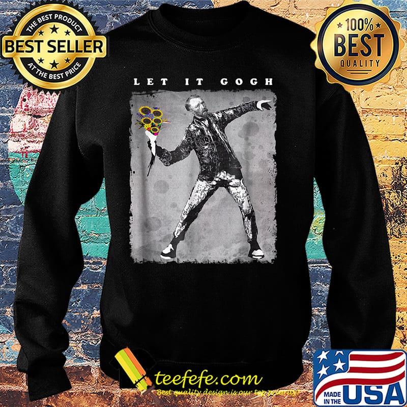 Let it van gogh flowers art s Sweater Let it van gogh flowers art s Sweater