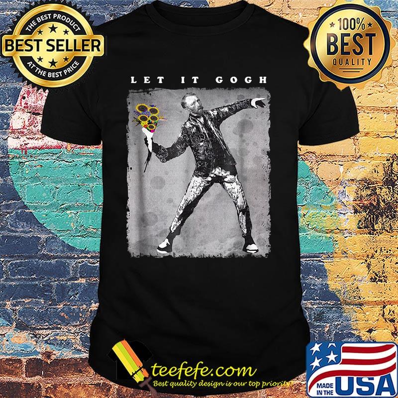 Let it van gogh flowers art shirt Let it van gogh flowers art shirt