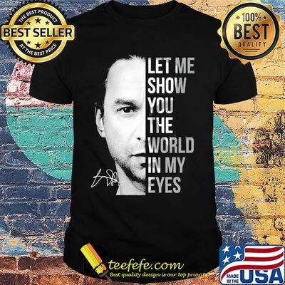 Let me show you the world in my eyes depeche mode dave gahan signature shirt