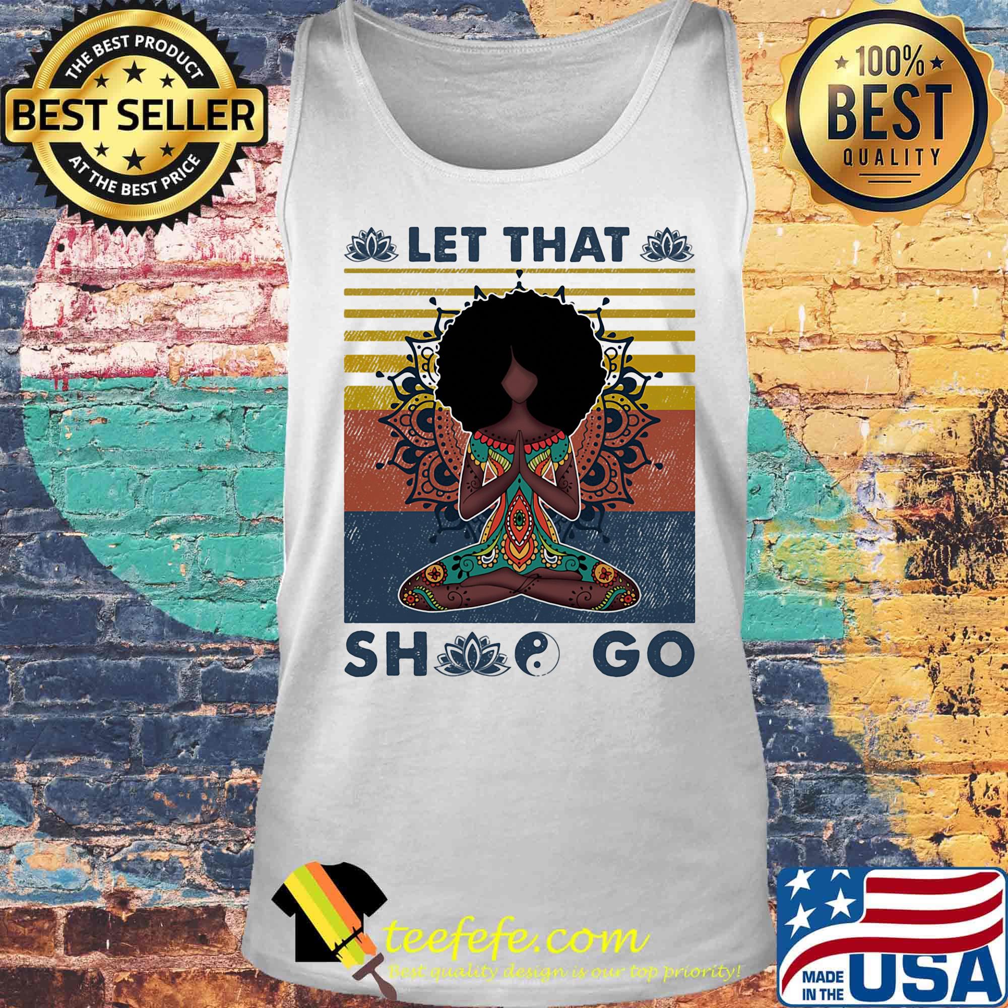 Let That She Go Yoga Vintage retro s Tank top Let That She Go Yoga Vintage retro s Tank top
