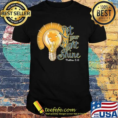Let your light shine matthew autism awareness shirt