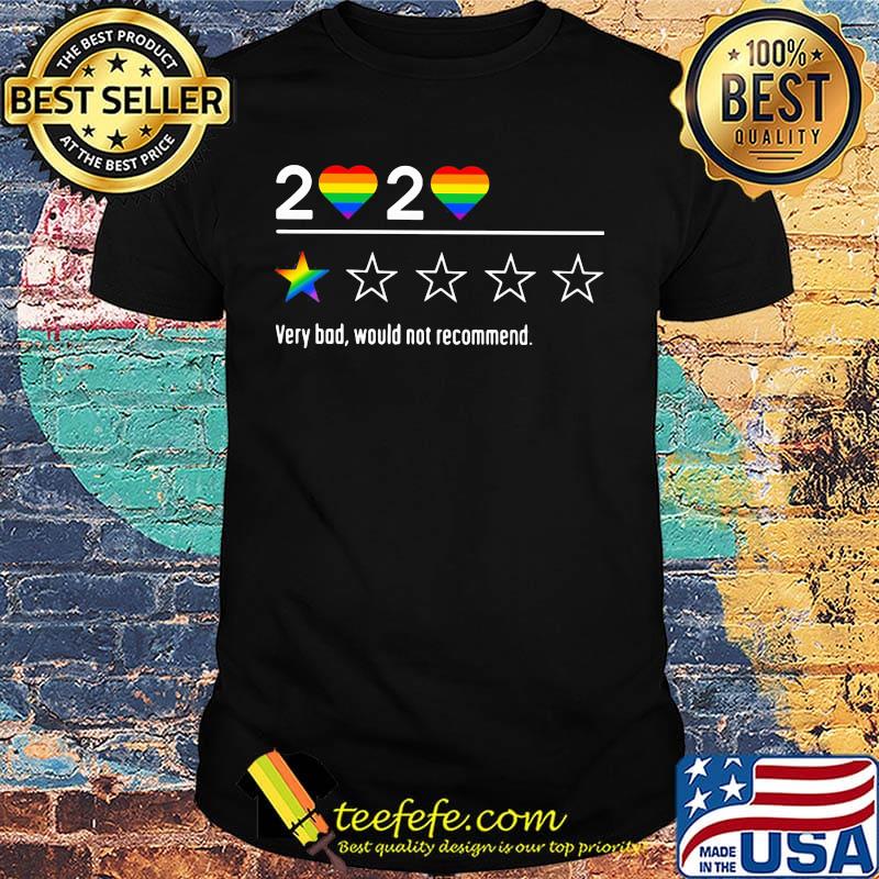 Lgbt 2020 heart very bad would not recommend stars shirt