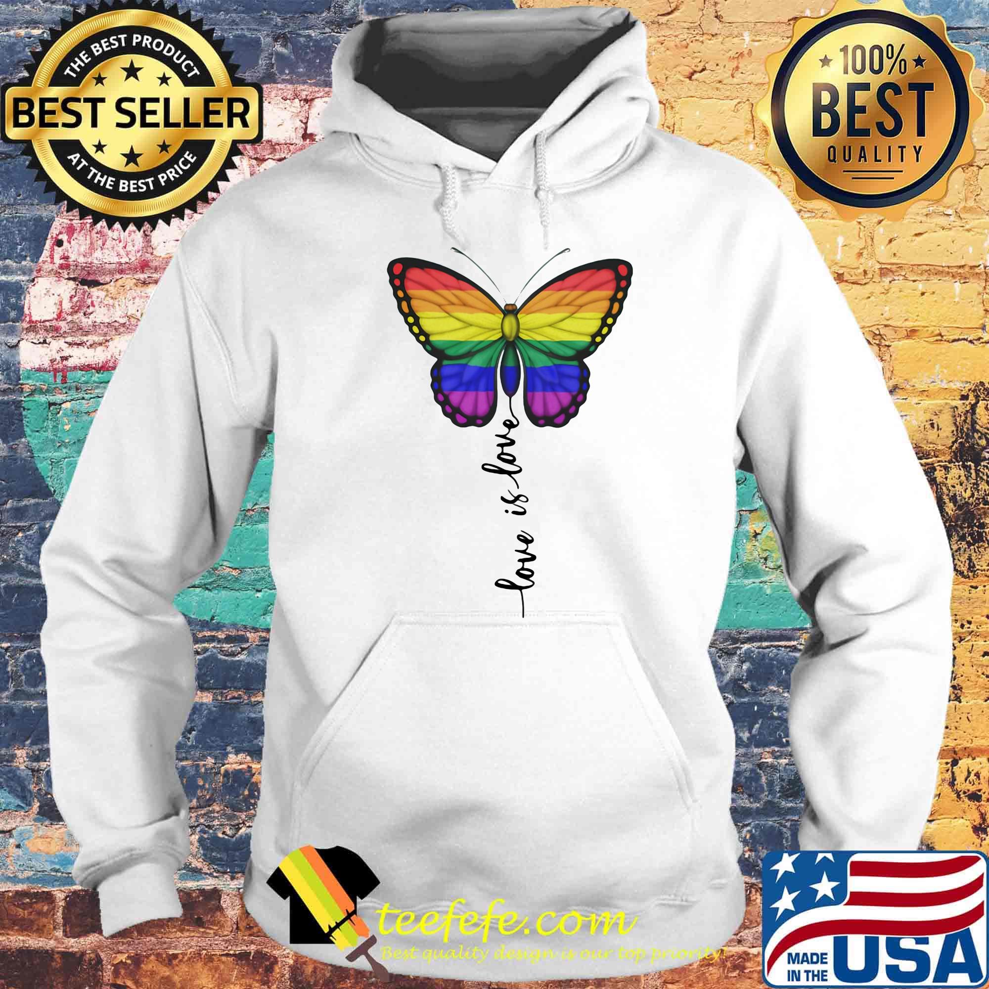 LGBT butterfly love is love s Hoodie LGBT butterfly love is love s Hoodie