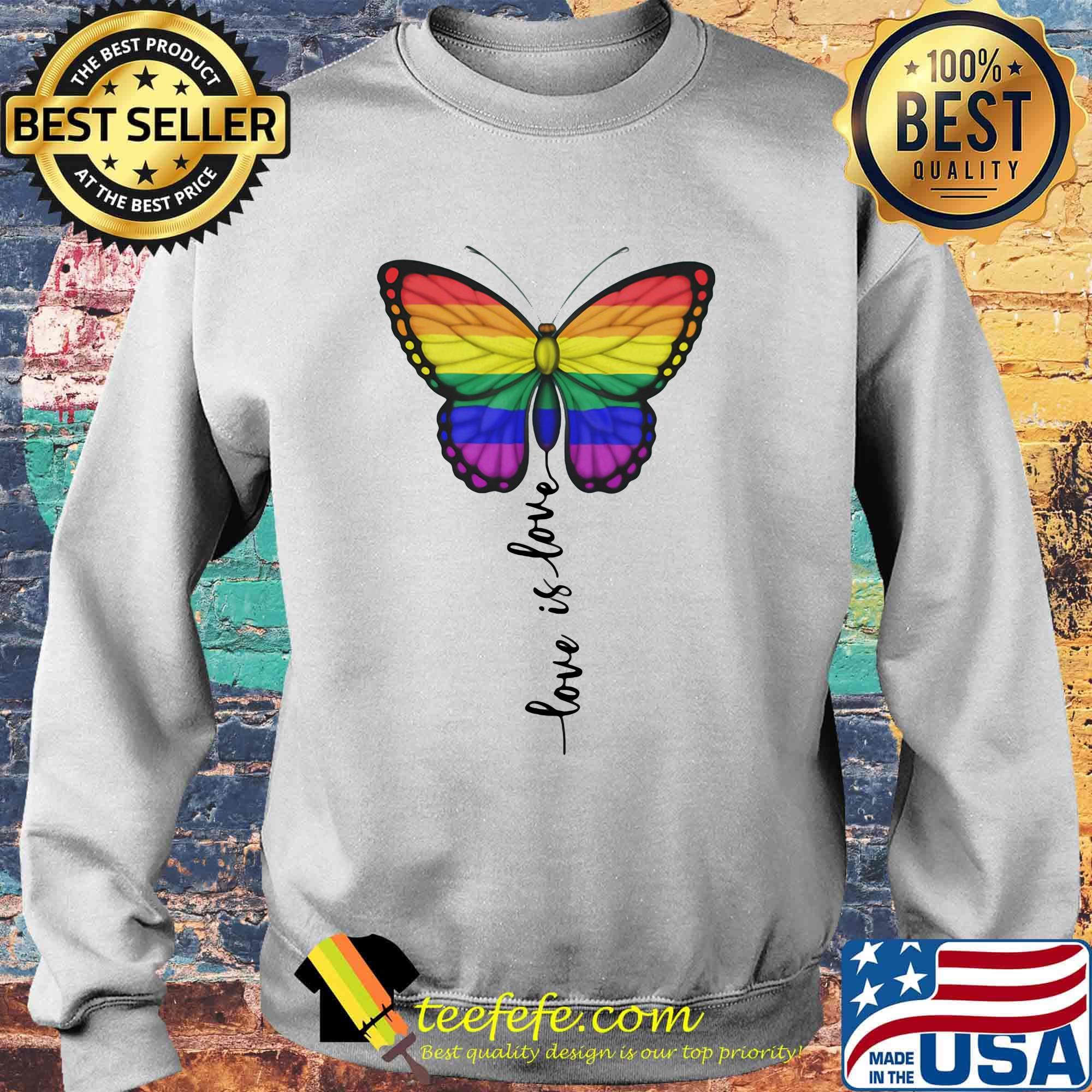 LGBT butterfly love is love s Sweater LGBT butterfly love is love s Sweater
