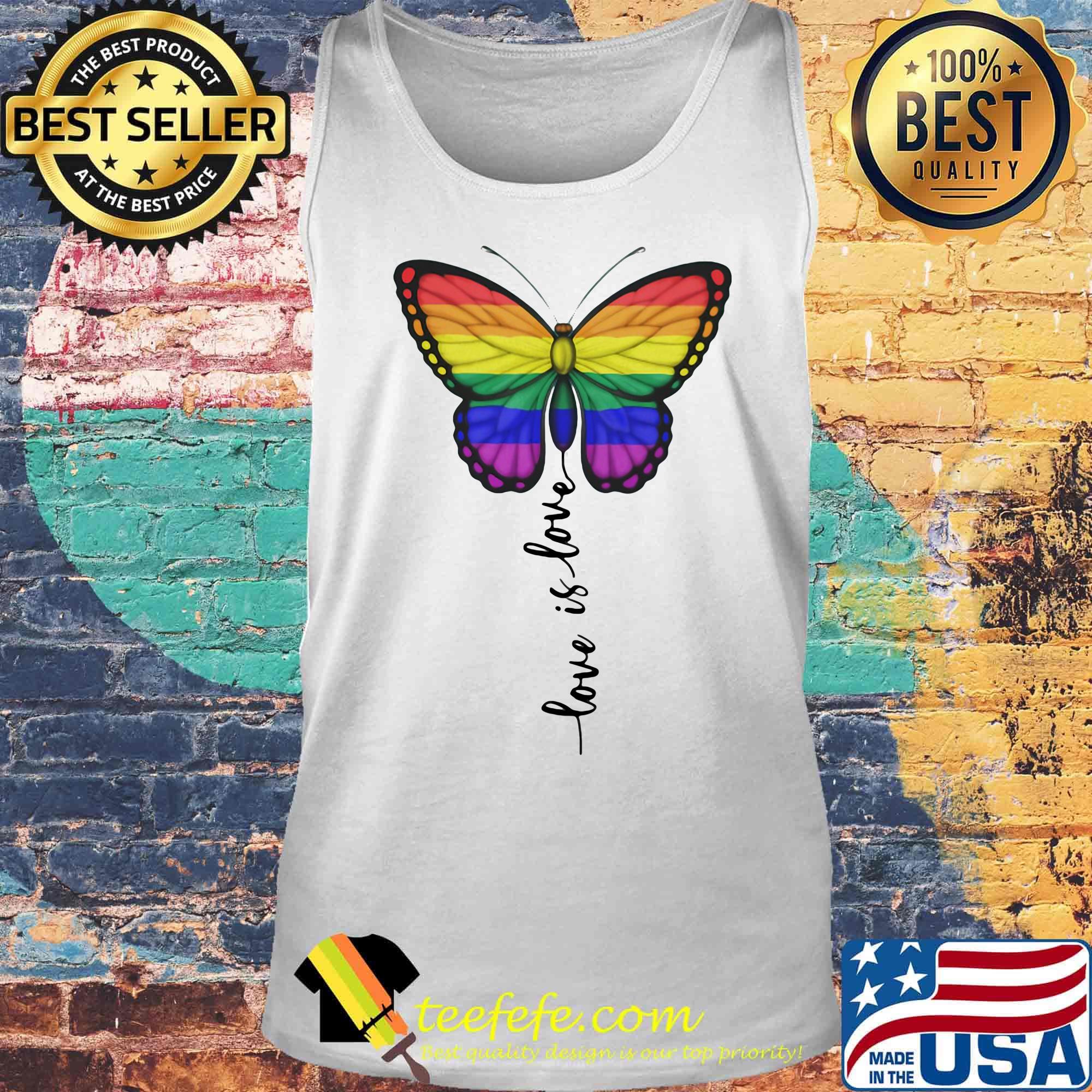 LGBT butterfly love is love s Tank top LGBT butterfly love is love s Tank top