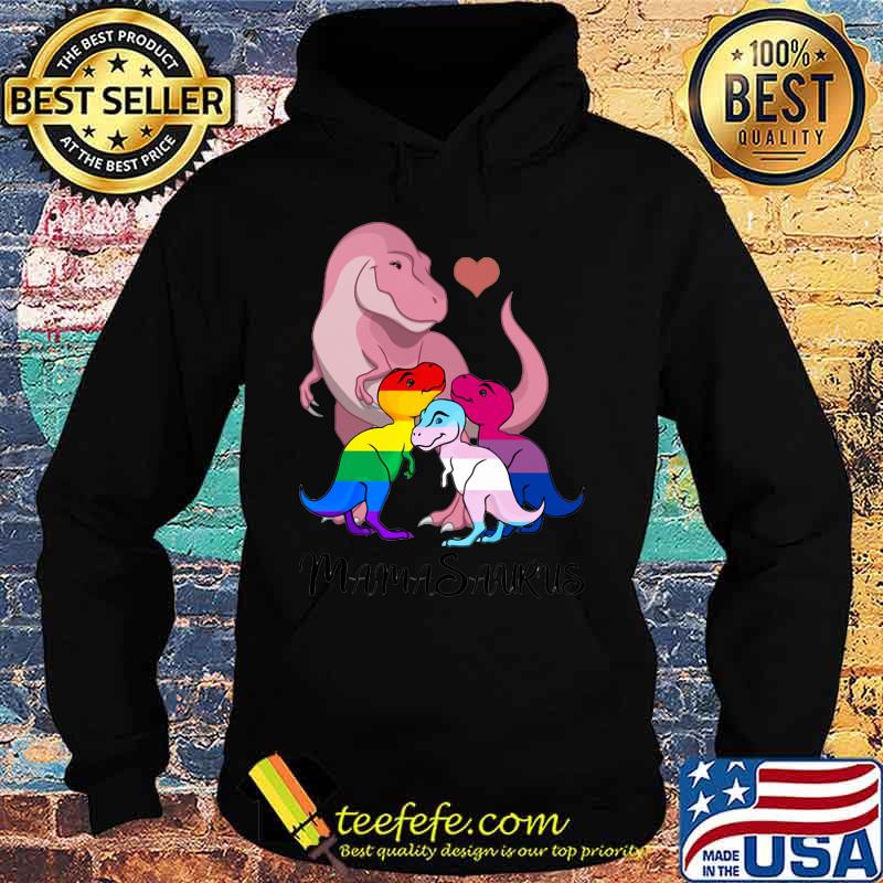 Lgbt dinosaur mamasaurus heart s Hoodie Lgbt dinosaur mamasaurus heart s Hoodie