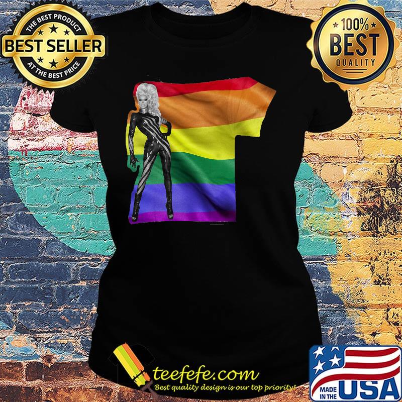 Lgbt flag rainbow lady gaga s Ladies tee Lgbt flag rainbow lady gaga s Ladies tee