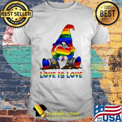 Lgbt gnomes love is love shirt