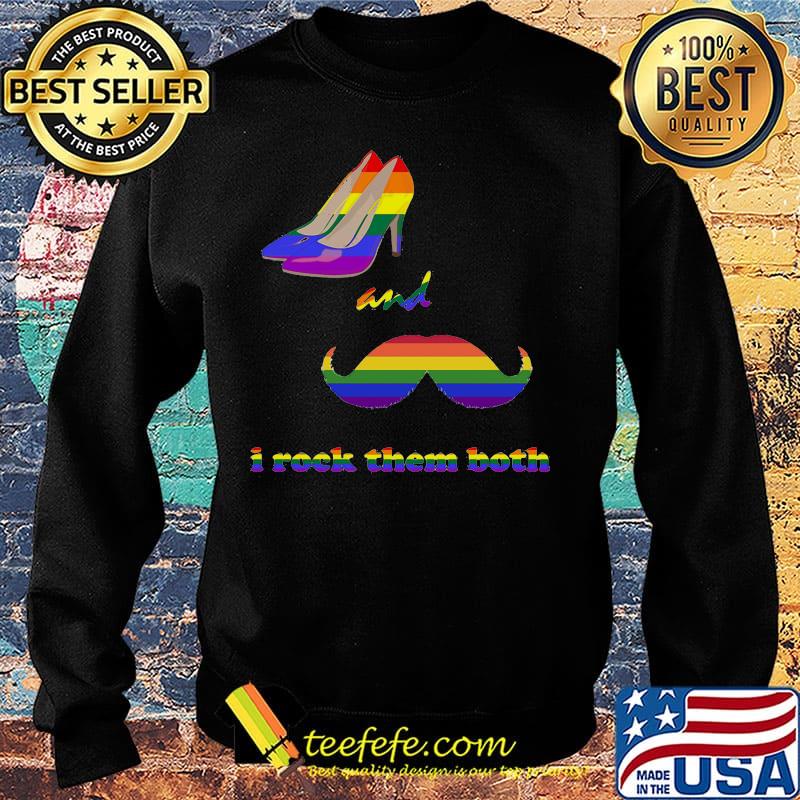 Lgbt high heels and beard i rock them both s Sweater Lgbt high heels and beard i rock them both s Sweater