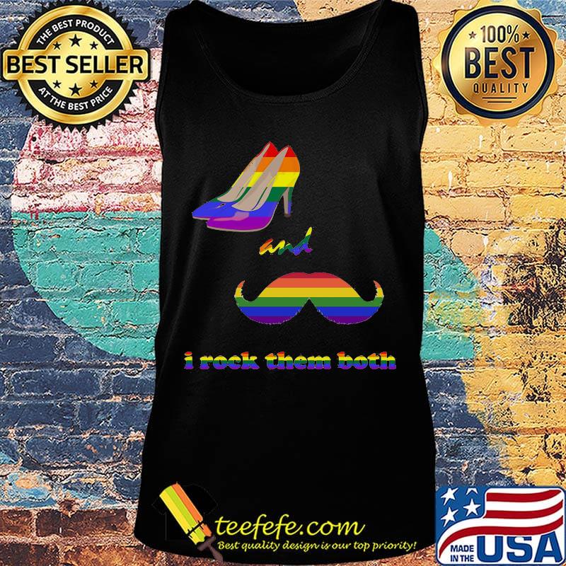 Lgbt high heels and beard i rock them both s Tank top Lgbt high heels and beard i rock them both s Tank top