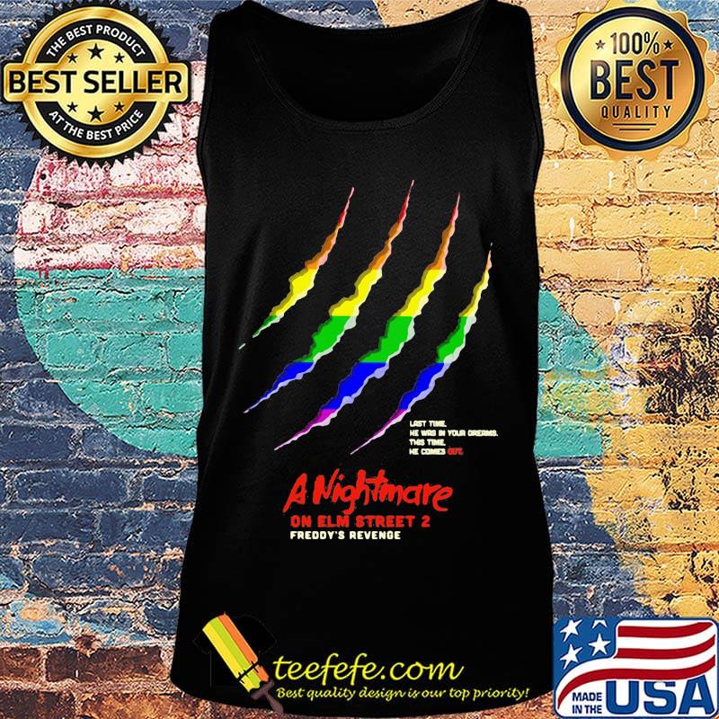 Lgbt last time he was by your oregon this time he comes out a nightmare on elm street 2 freddy's revenge s Tank top Lgbt last time he was by your oregon this time he comes out a nightmare on elm street 2 freddy's revenge s Tank top