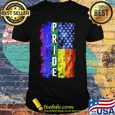 LGBT pride flag classic shirt