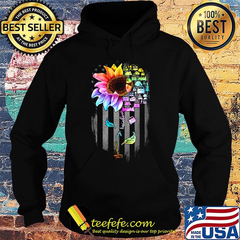 Lgbt sunflower you are my rainbow bus american flag independence day s Hoodie Lgbt sunflower you are my rainbow bus american flag independence day s Hoodie