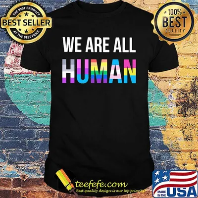 Lgbt we are all human black lives matter shirt