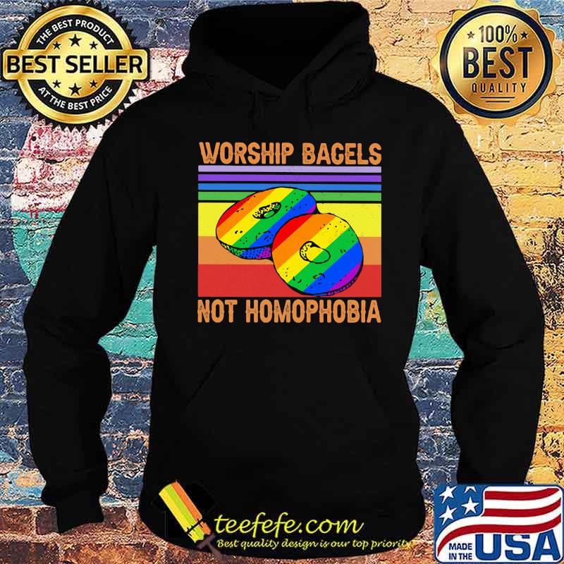 Lgbt worship bagels not homophobia vintage retro s Hoodie Lgbt worship bagels not homophobia vintage retro s Hoodie
