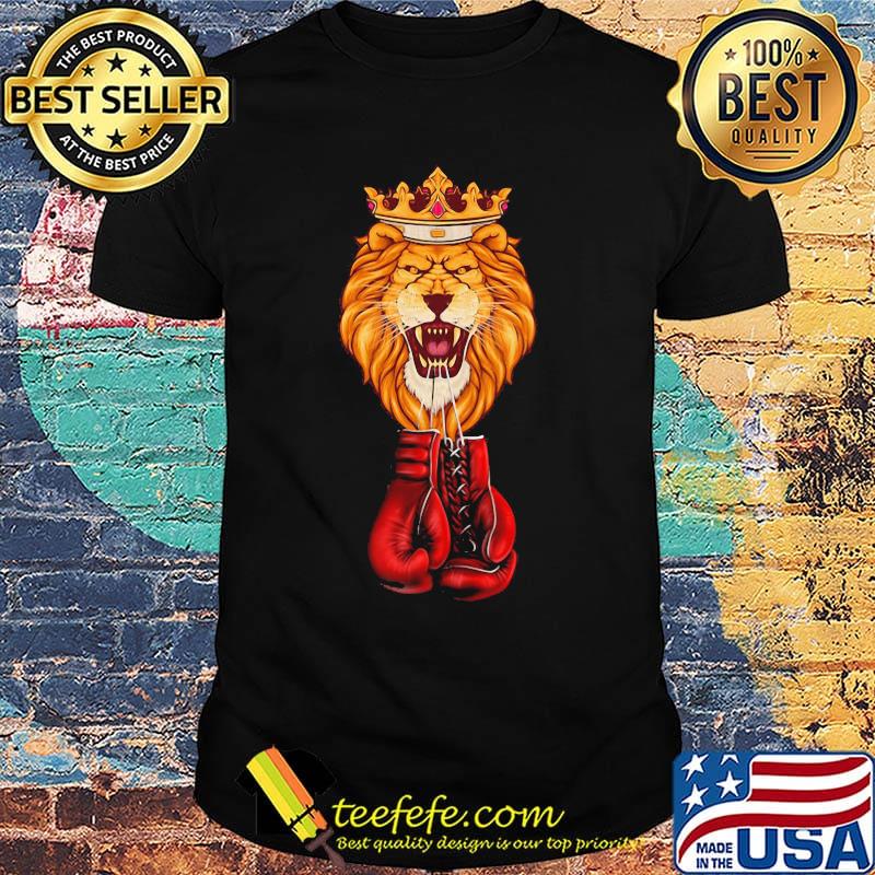 Lion king boxing gloves shirt Lion king boxing gloves shirt